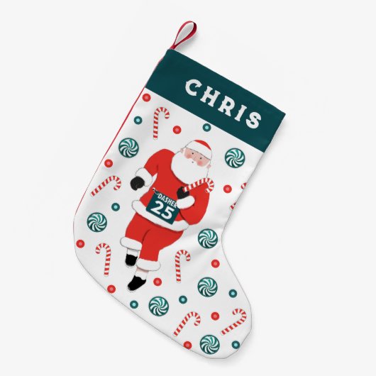 Spoorwijdte en veld kleine kerstsok (Voorkant (Hangend))