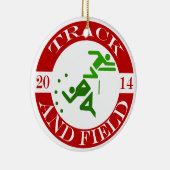 Spoorwijdte en Veldversiering - 2014 Keramisch Ornament (Rechts)