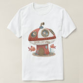 Spore Explorer - Steampunk Toadstool Onderzeeër T- T-shirt (Design voorkant)