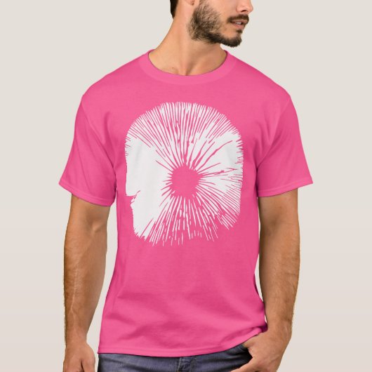 Spore Prin Mushroom Hunter Fungus Forager T-shirt (Voorkant)