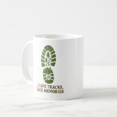 Sporen achterlaten, herinneringen ophalen koffiemok (Voorkant links)