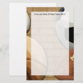 Sporen Al-Star, Basketball/Soccer/Football Briefpapier (Voorkant / Achterkant)