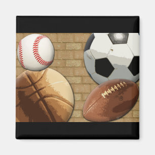 Sporen Al-Star, Basketball/Soccer/Football Magneet