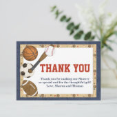 Sporen Alle sterren Hartelijk dank Bedankkaart (Staand voorkant)