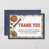 Sporen Alle sterren Hartelijk dank Bedankkaart (Voorkant / Achterkant)