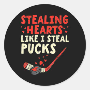 Sporen als ik steal Pucks Ronde Sticker