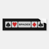 Sporen bumpersticker (Voorkant)