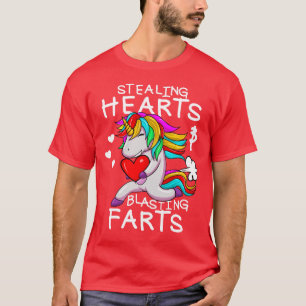 Sporen, harten en schitterende, grappige Valentijn T-shirt