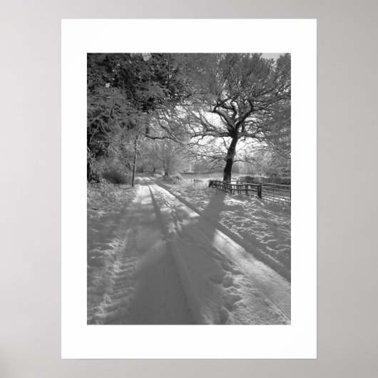 Sporen in de sneeuw: Cheshire Poster (Voorkant)