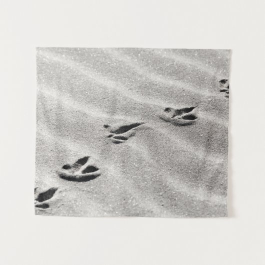 Sporen in de zand wandkleed (Voorkant (horizontaal))