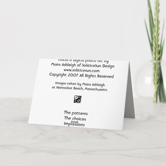 Sporen Kaart (Achterkant)