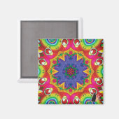 Sporen Kaleidoscoop Magneet (Voorkant / Achterkant)