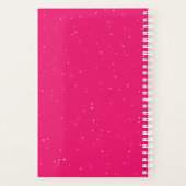 Sporen koele roze en witte familie planner (Achterkant)