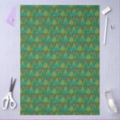 Sporen maken in de lente tissuepapier (Craft)
