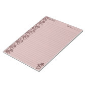 Sporen van liefde notitieblok (Schuin)