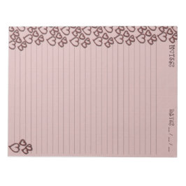 Sporen van liefde notitieblok