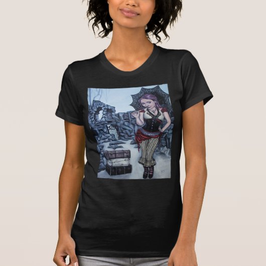 sporen van mijn fouten steampunk faery in shirt (Voorkant)