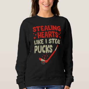 Sporend hart zoals ik Steal Pucks Valentijnsdag H Trui