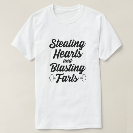 Sporende harten en schokkende kunstwerken t-shirt (Design voorkant)