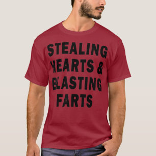 Sporende harten en schokkende kunstwerken t-shirt