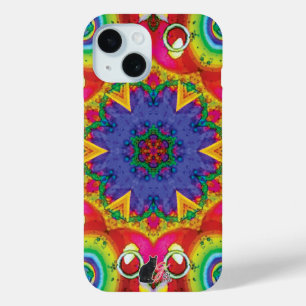 Spores Kaleidoscoop iPhone 15 Case