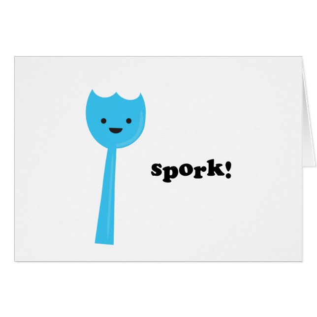 Spork. (Voorkant Horizontaal)