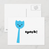 Spork. Briefkaart (Voorkant / Achterkant)