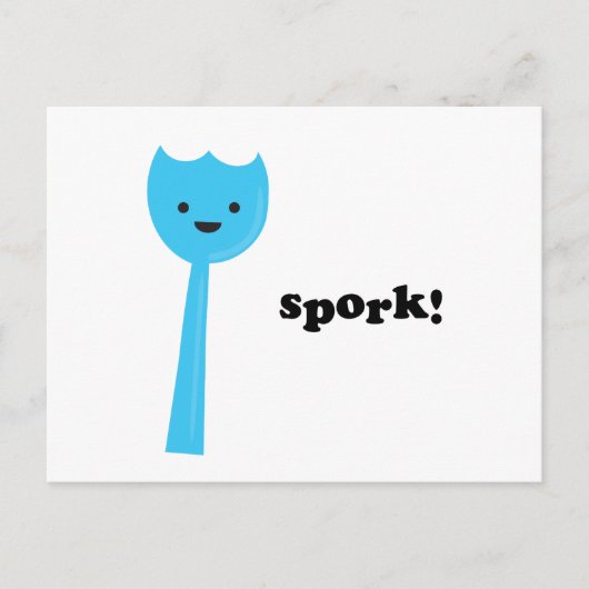 Spork. Briefkaart (Voorkant)