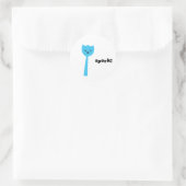 Spork. Ronde Sticker (Tas)