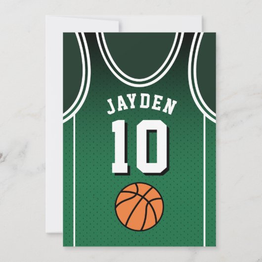 Sport 10 Verjaardagsfeest Uitnodiging (Achterkant)