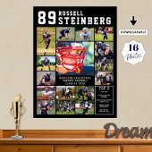 Sport 16 Foto Collage Senior Avond Poster