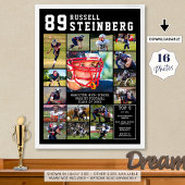 Sport 16 Foto Collage Senior Avond Poster