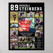 Sport 16 Foto Collage Senior Avond Poster (Voorkant)