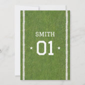 Sport 1e Verjaardagsfeest Uitnodiging (Achterkant)