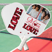 Sport 2 foto Ik hou van je mam Moederdag Pickleball Paddle