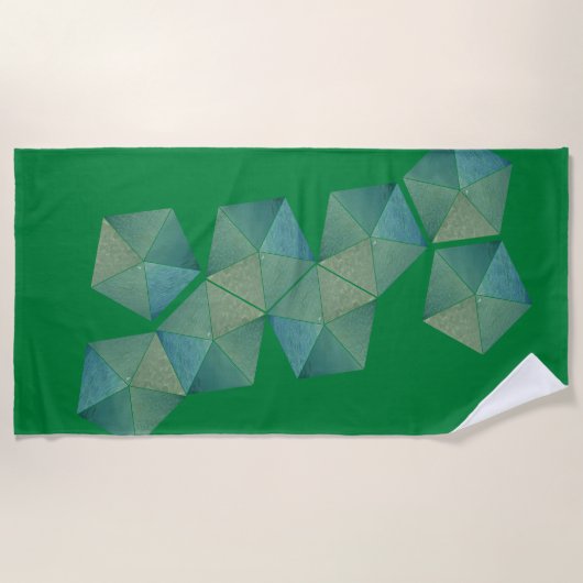 Sport 3D Strandlaken (Voorkant)