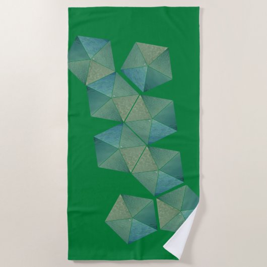 Sport 3D Strandlaken (Voorkant)