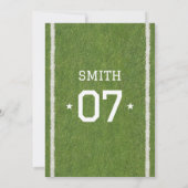 Sport 7e Verjaardagsfeest Uitnodiging (Achterkant)