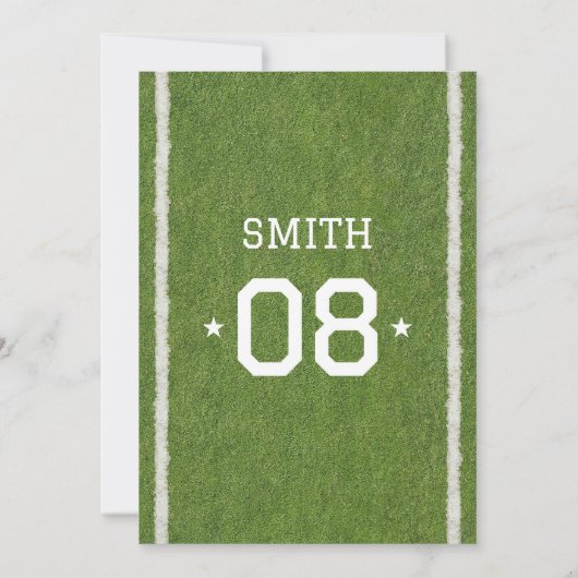 Sport 8e verjaardag Party uitnodiging (Achterkant)