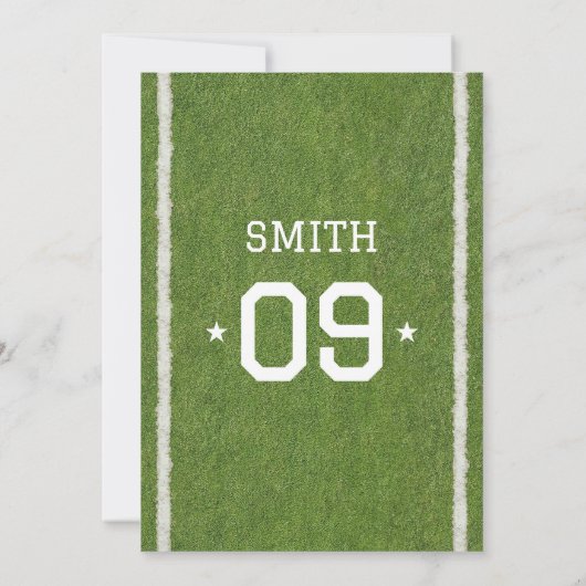 Sport 9e Verjaardagsfeest Uitnodiging (Achterkant)