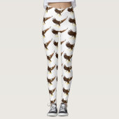 Sport adelaar vogel personaliseren Destiny's Leggings (Voorkant)