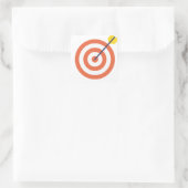 Sport afbeeldingen op papier vierkante sticker (Tas)