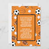 Sport Afstuderen Voetbal Basketball Football Sinaa Kaart (Achterkant)