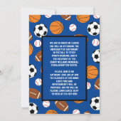 Sport Afstuderen Voetbal Football Kaart (Achterkant)