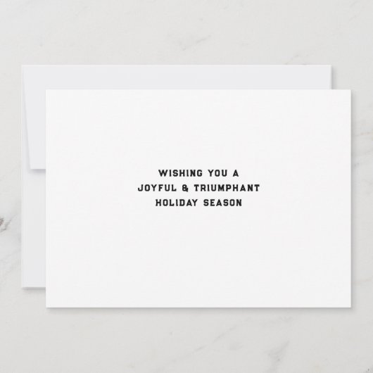 Sport Aftellen Kerstmis Kaarten (Achterkant)