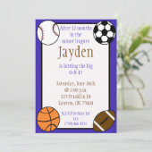 Sport, After 12 monthsin theminor leagues, Jay... Kaart (Staand voorkant)