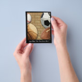 Sport Al-Star, Basketbal/Voetbal/Amerikaans Voetba Flyer (Hand)