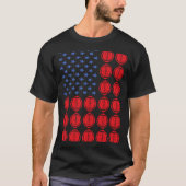 Sport - Amerikaanse vlag 2 T-shirt (Voorkant)