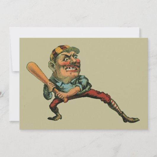  sport, Angry Baseball Player Batter (Voorkant)
