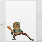  sport, Angry Baseball Player Batter Flyer (Achterkant)